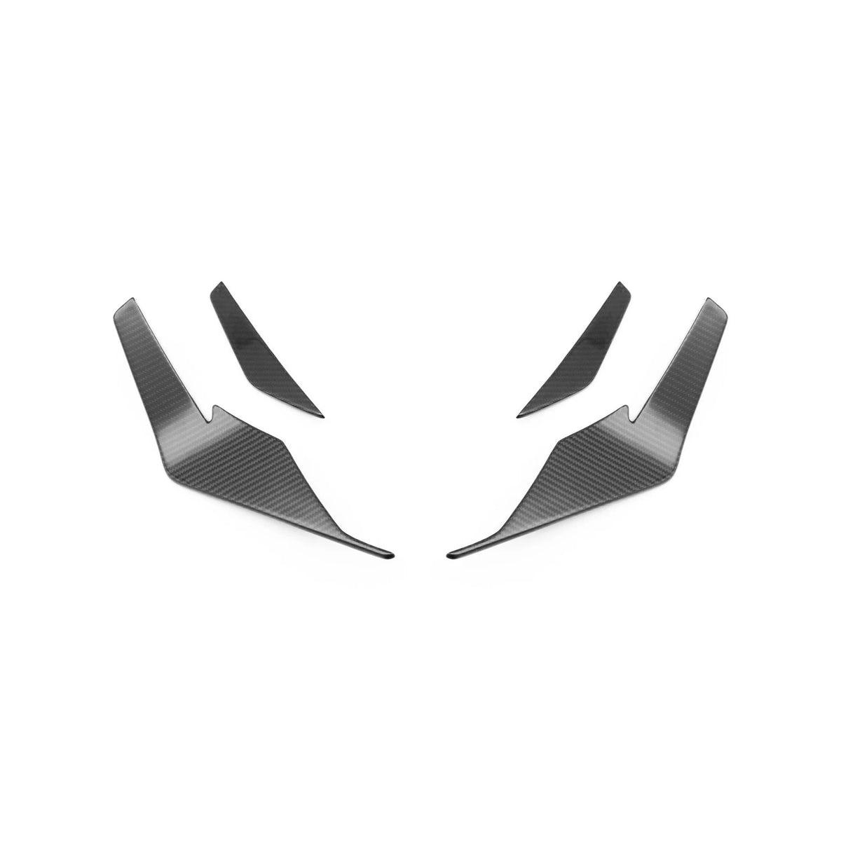 Audi R8 4S Facelift LCI Pre-Preg Carbon Fibre Front Bumper Canards by TRE (2021-2024)