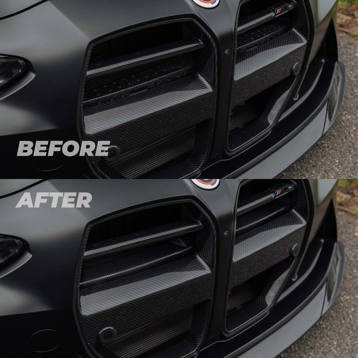 BMW G80 G81 M3 & G82 G83 M4 Pre-Preg Carbon Fibre Foam Crash Bar Cover by TRE (2021+)