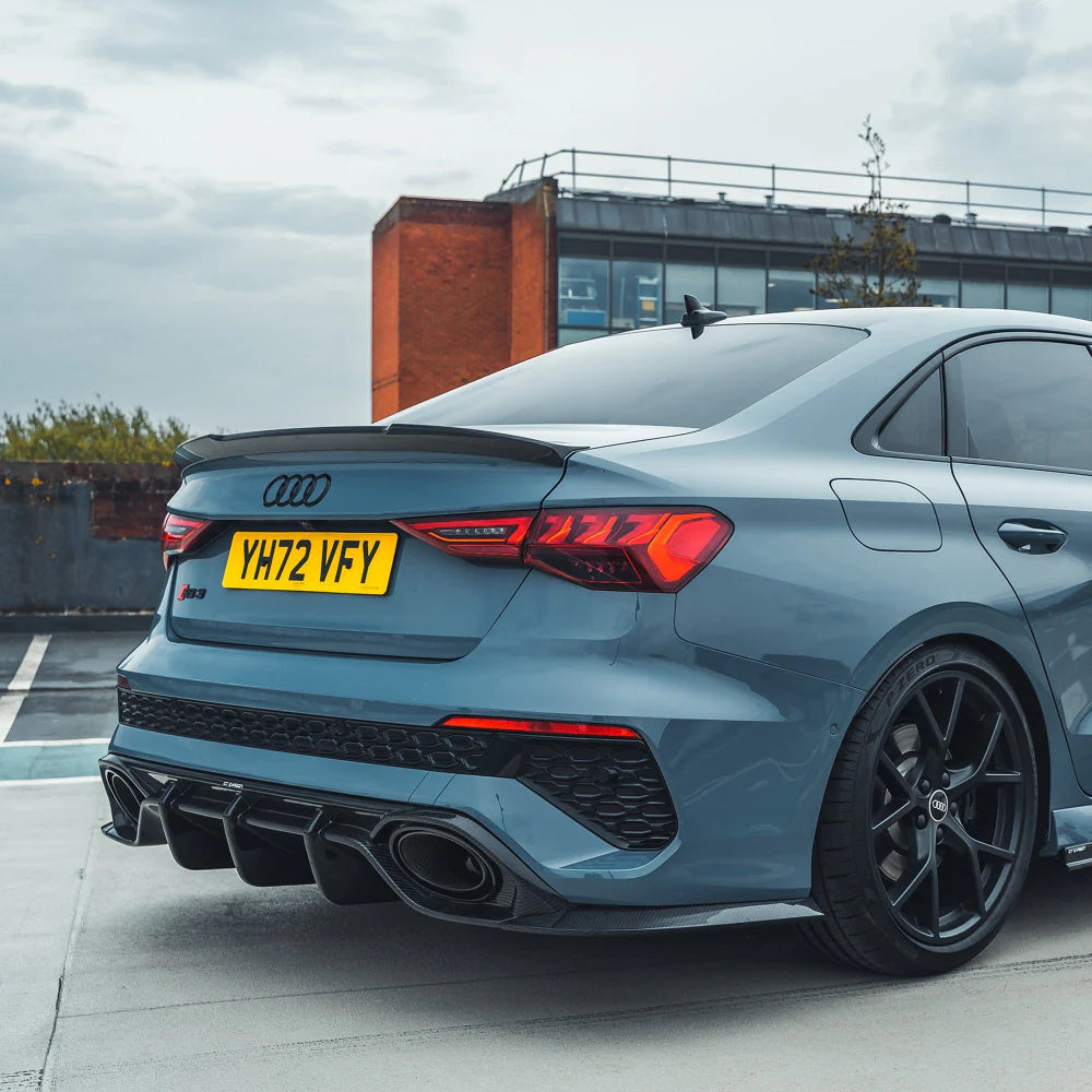 AUDI RS3 8Y 2022-2024 SALOON CARBON FIBRE DIFFUSER - CT DESIGN