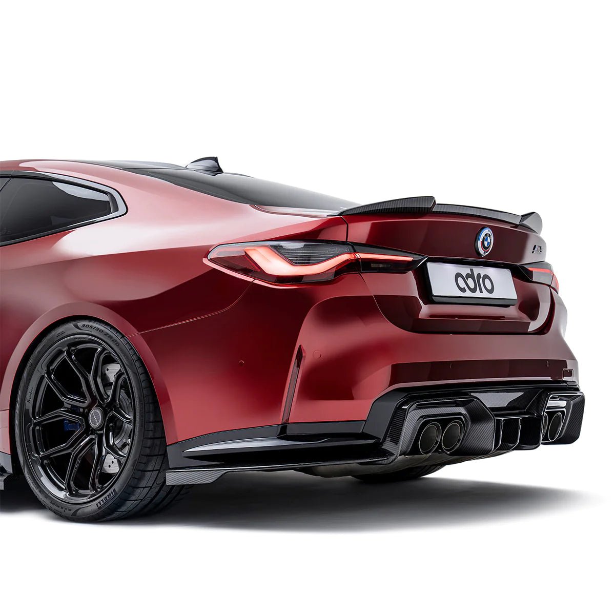 BMW 4 SERIES G22 & M4 G82 DRY CARBON FIBRE REAR TRUNK LIP SPOILER BY ADRO (2020+)