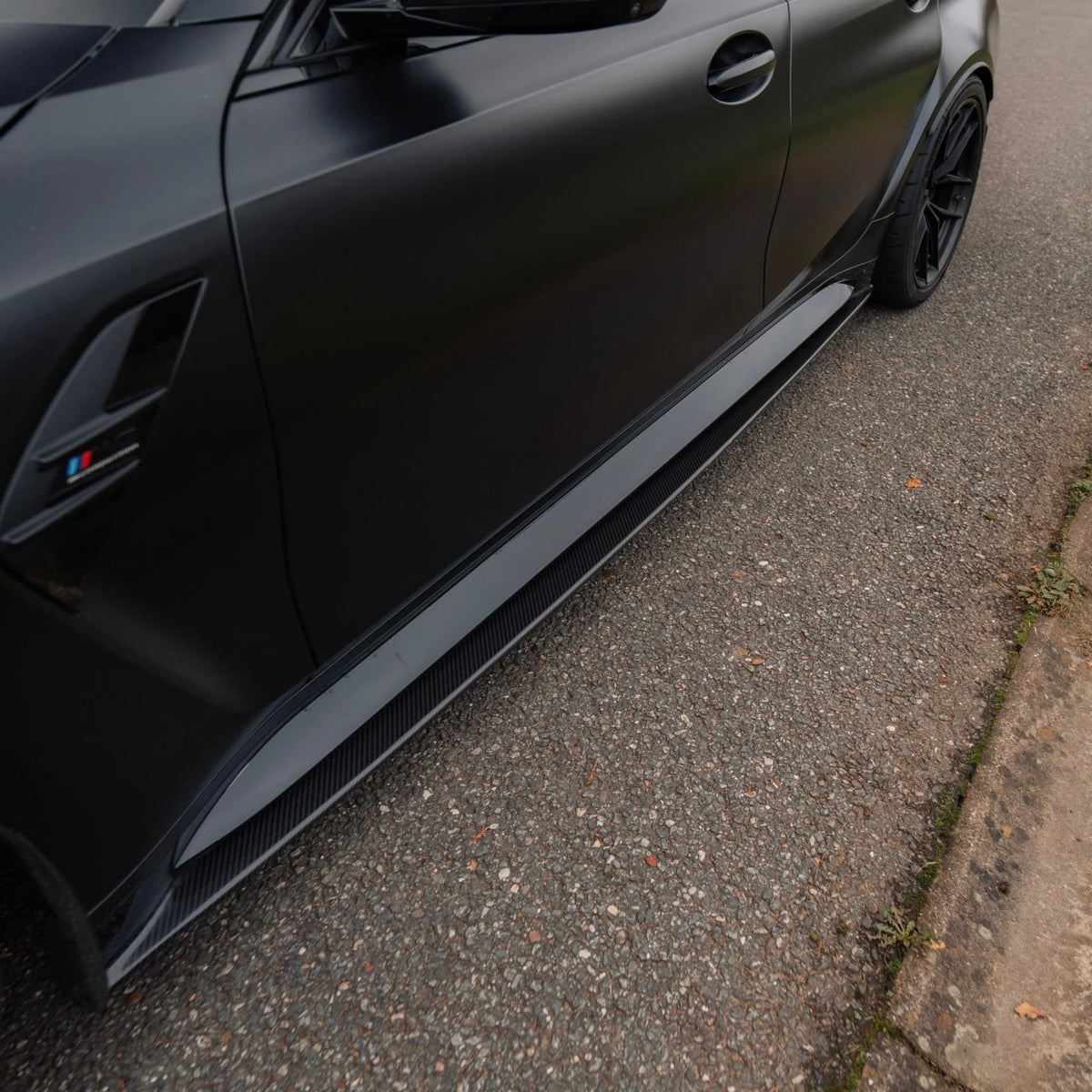 BMW M3 G80 G81 Pre-Preg Carbon Fibre PR-1 Side Skirts by TRE (2020+)